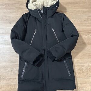 Soia & Kyo Black Hooded Coat